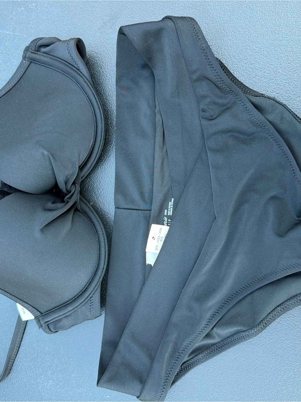 Classic Black Bikini Set - 32 B top and Small bottom